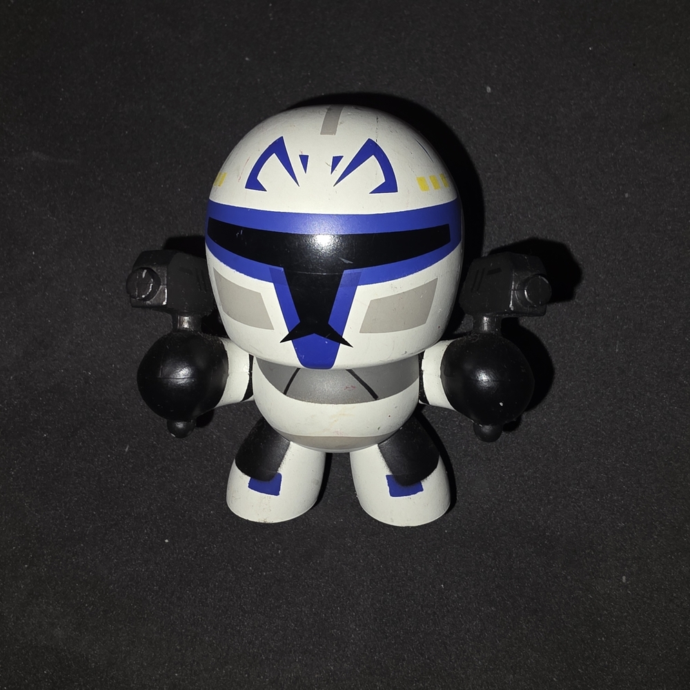 Action Figure Robot Toy - Blue and Black